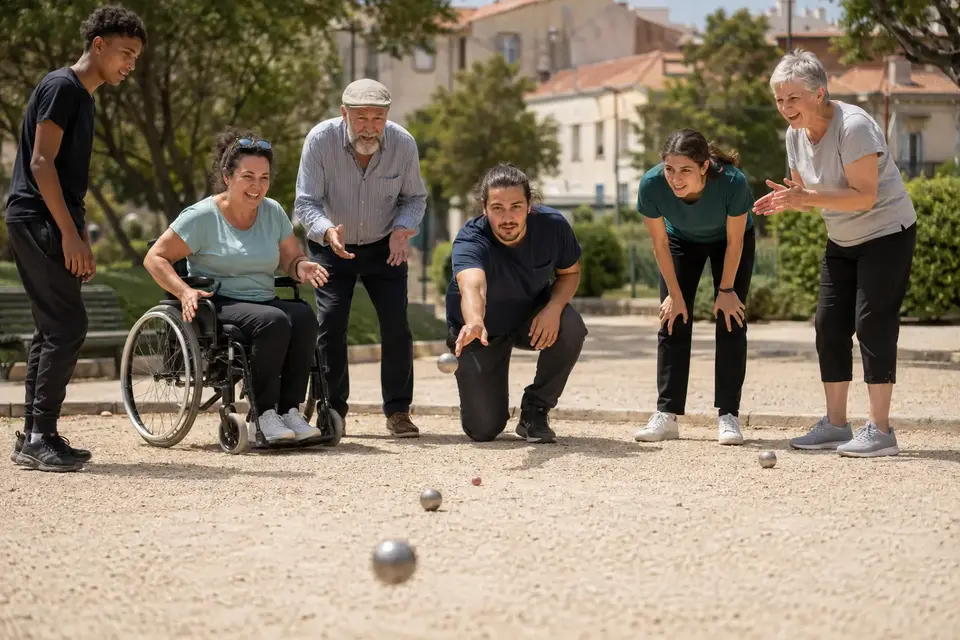 Journée de sport inclusif réunissant des participants de tous âges